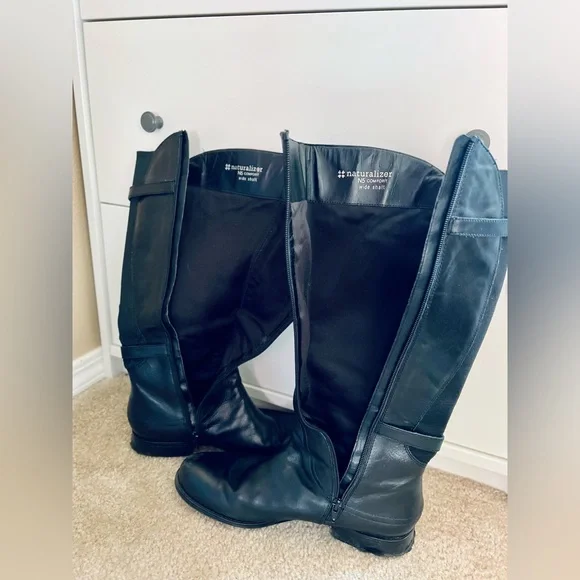 Naturalizer Black Knee High Boots - Picture 6 of 8